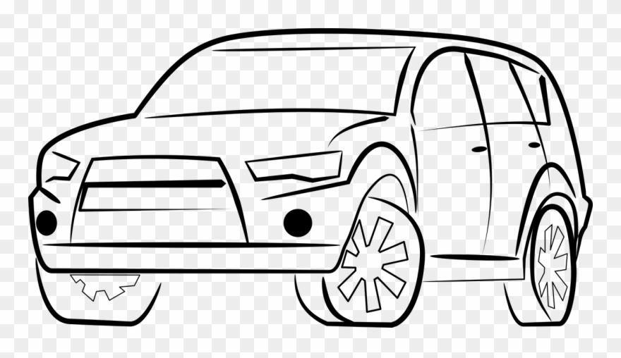Car Coloring Book Ford Gt Sport Utility Vehicle Ferrari - Coloring Book Car Clipart