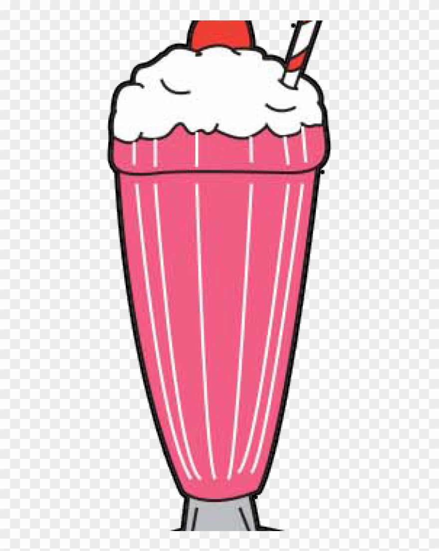 Milkshake Clipart Milkshake Banner Black And White - Clip Art - Png Download