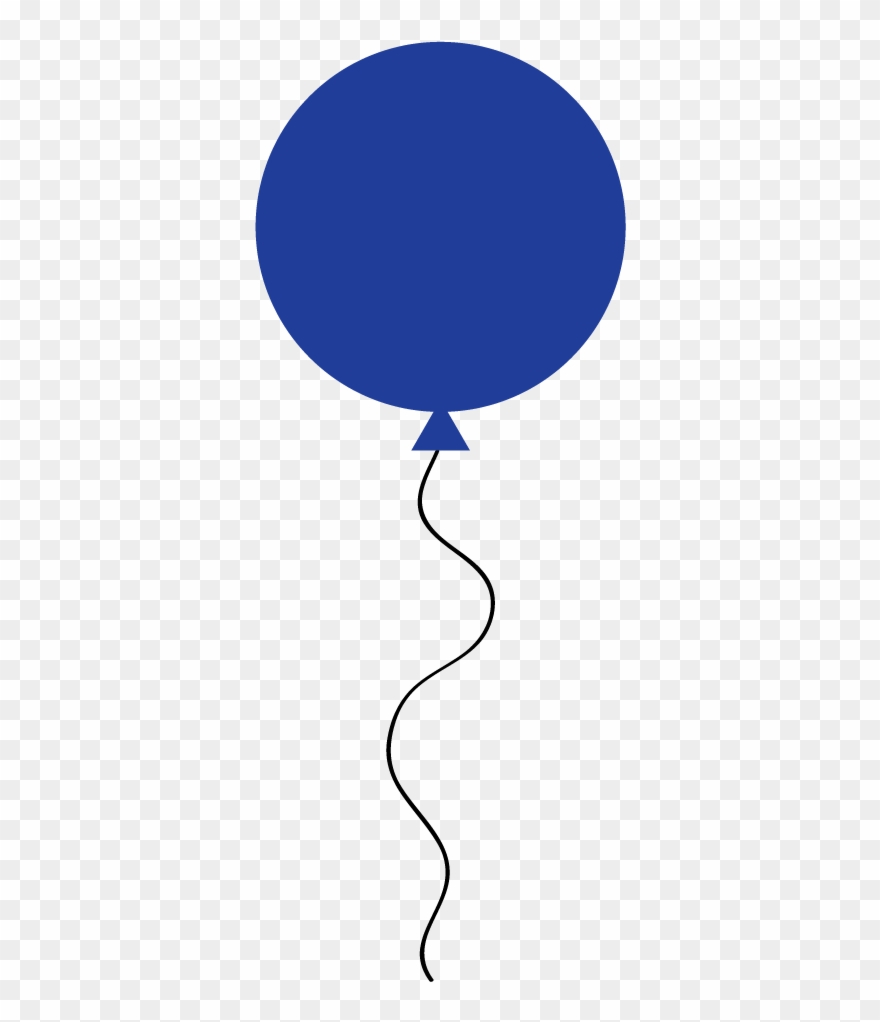 Microsoft Cliparts Balloons - Blue Balloon Clip Art - Png Download