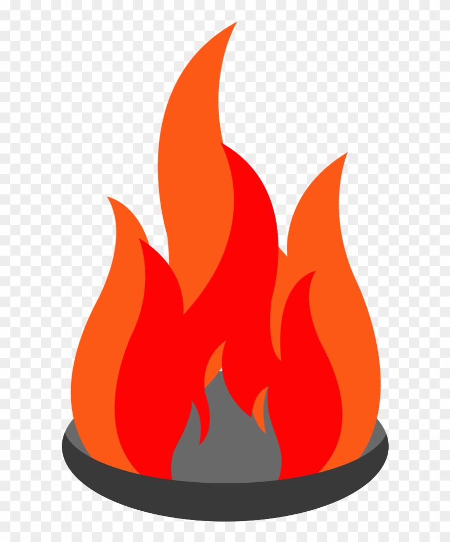 Image Free Bonfire Clipart Beach - Png Download