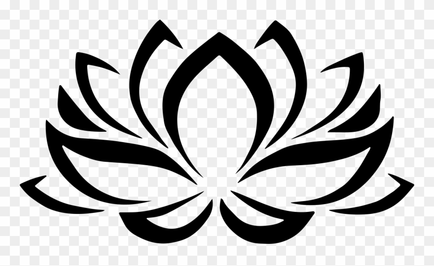 Meditation Clipart Lotus Flower - Lotus Symbol - Png Download