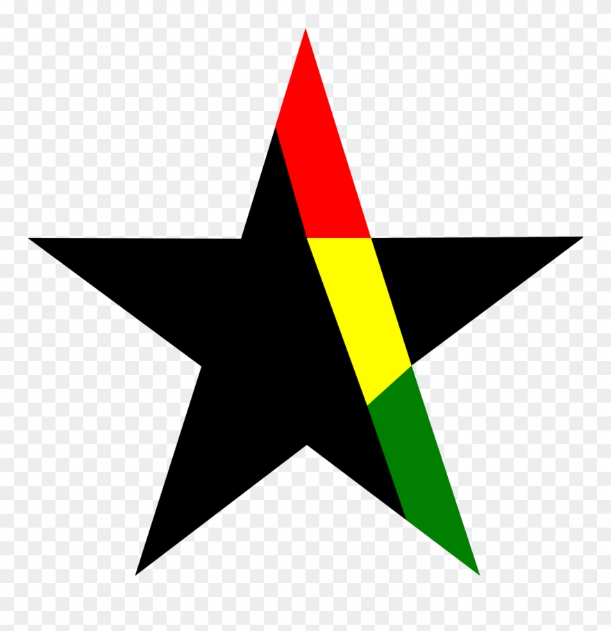 Black Star Ghana Clipart By Clipart Panda - Blackstar David Bowie - Png Download