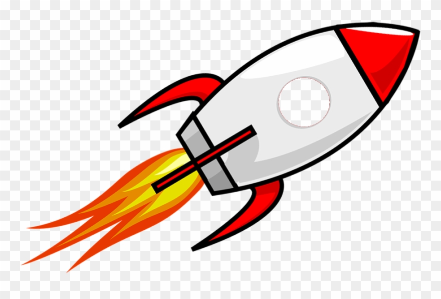Michigan's - Cartoon Rocket Clipart