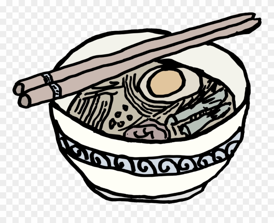 Ramen Japanese Cuisine Instant Noodle Drawing Computer - Ramen Drawing Clipart