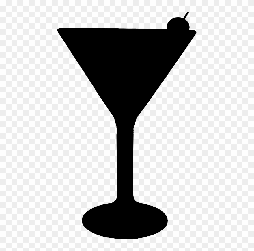 Martini Clip Free Download Huge Freebie - Martini Glass Silhouette Png Transparent Png