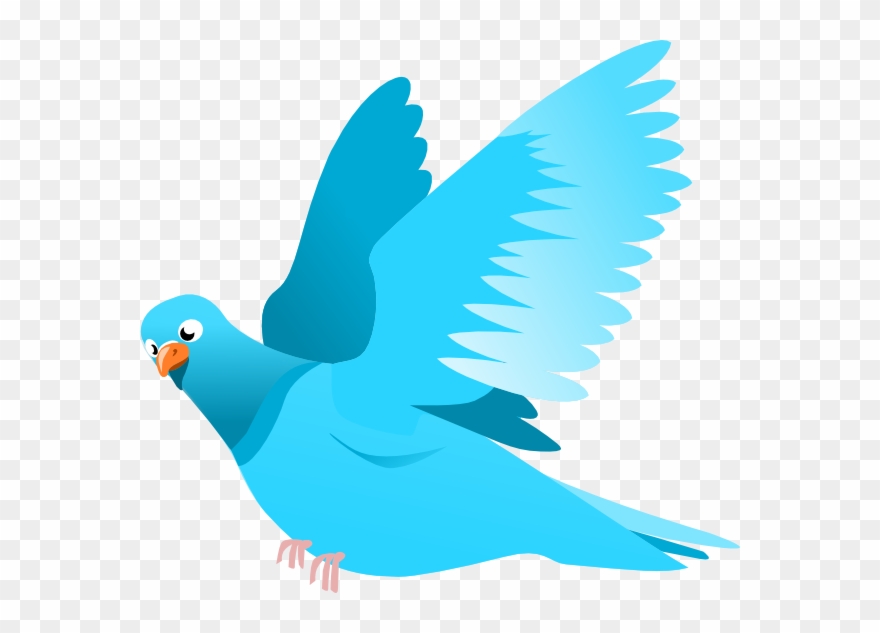 Blue Bird Clip Art At Clkercom Vector Online Royalty - Bird Flying Clipart Png Transparent Png