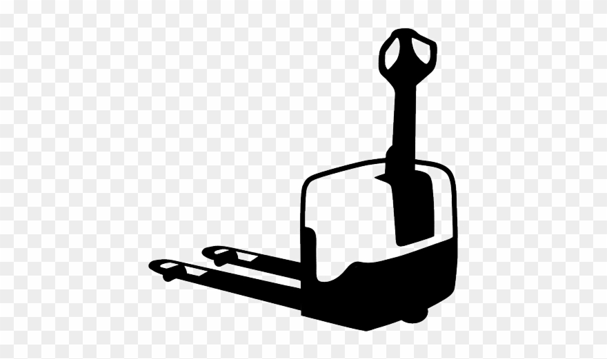 Warehouse Equipment - Powered Pallet Jack Clipart - Png Download