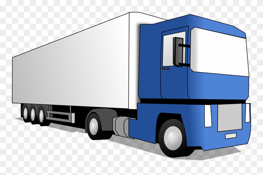 Warehouse Jpg Free - Freight Truck Clip Art - Png Download
