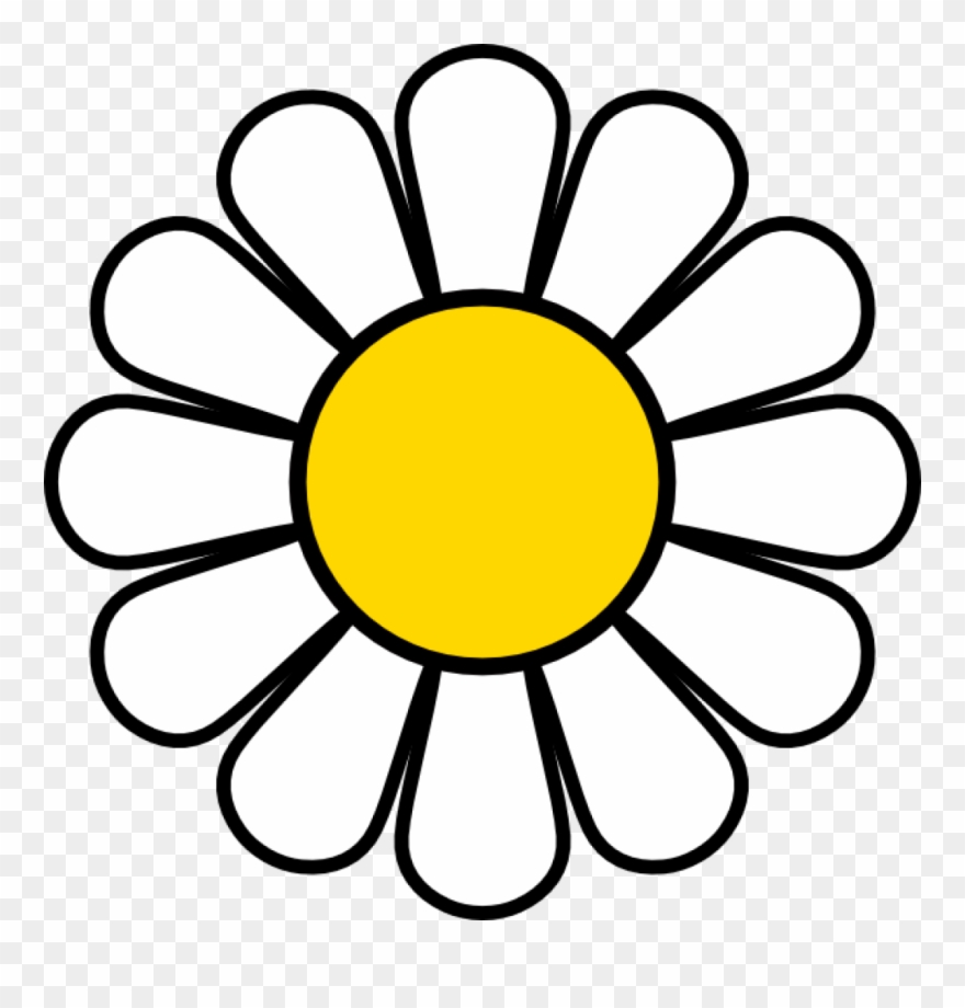 Clip Arts Related To - Free Daisy Coloring Pages - Png Download