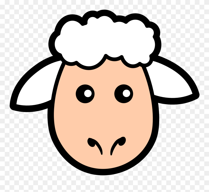 Lamb - Clipart - Natural Wool Dryer Balls (6) Xl Size - - Png Download