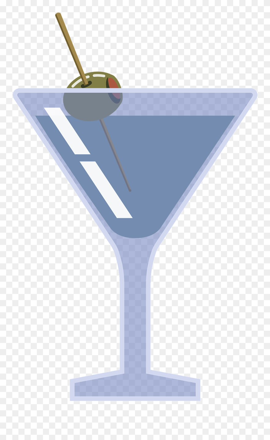 Martini Glass Cocktail Glass Clip Art Vector Free Clipart - Martini Glass Clipart Transparent - Png Download