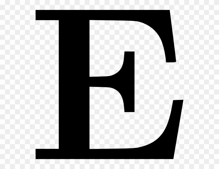 Cyrillic Letter E Png Clip Art Transparent Png