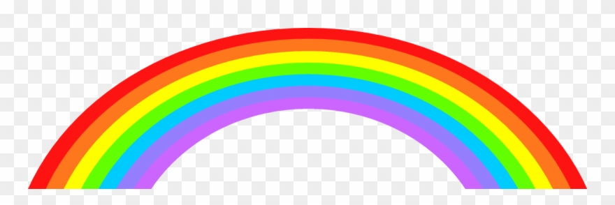 Rainbow Background Clip Art Vectors Download Free Vector - Rainbow Clipart Png Transparent Png
