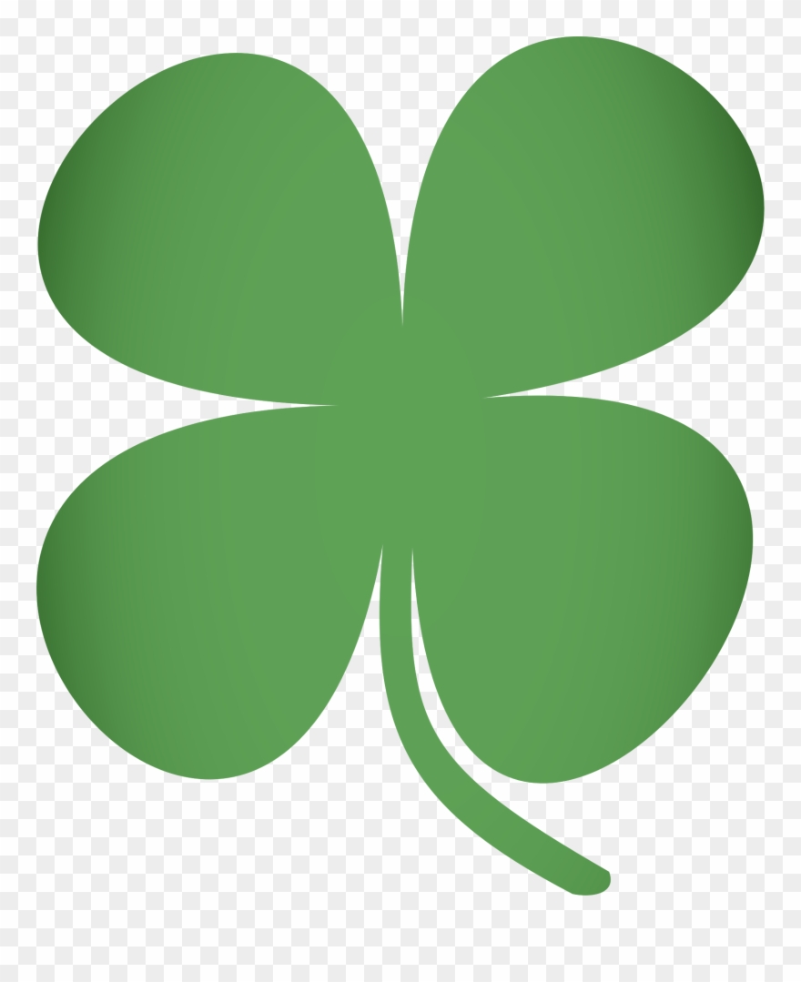 Shamrock - 4 Leaf Clover Transparent Clipart