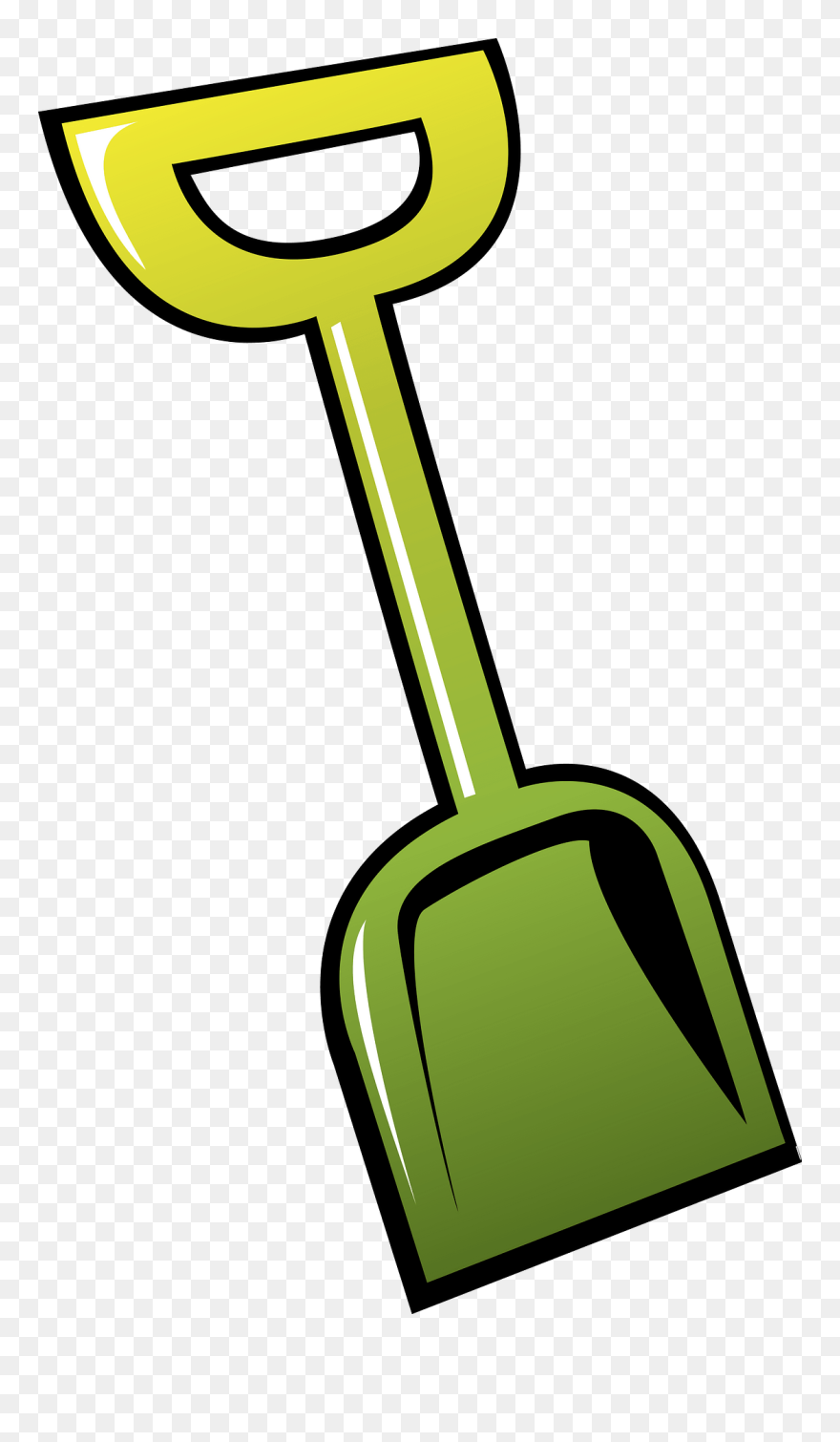 Snow Shovel Clipart - Beach Shovel Clip Art - Png Download