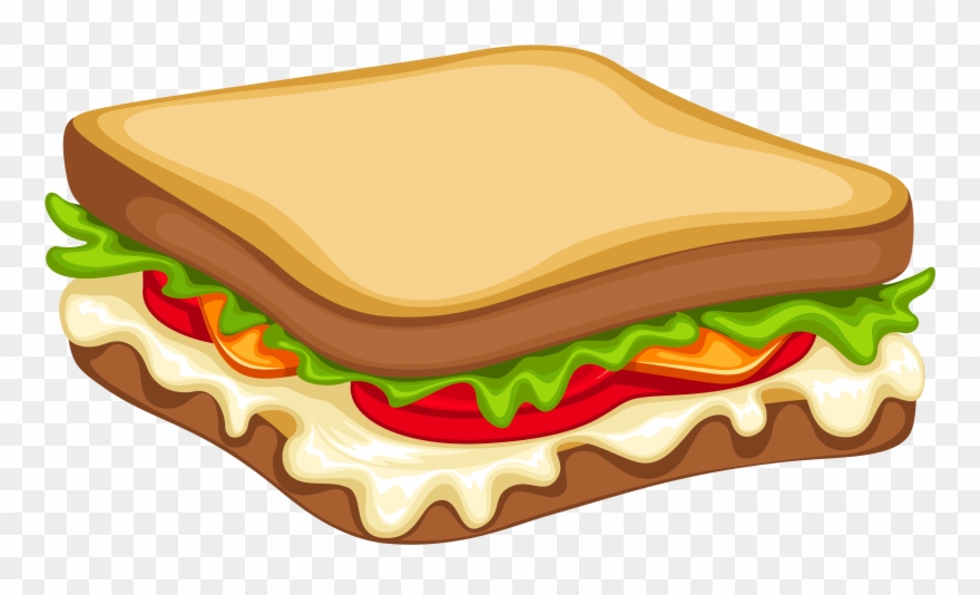 Sandwich Png Clipart Vector Image - Sandwich Clipart Transparent Background