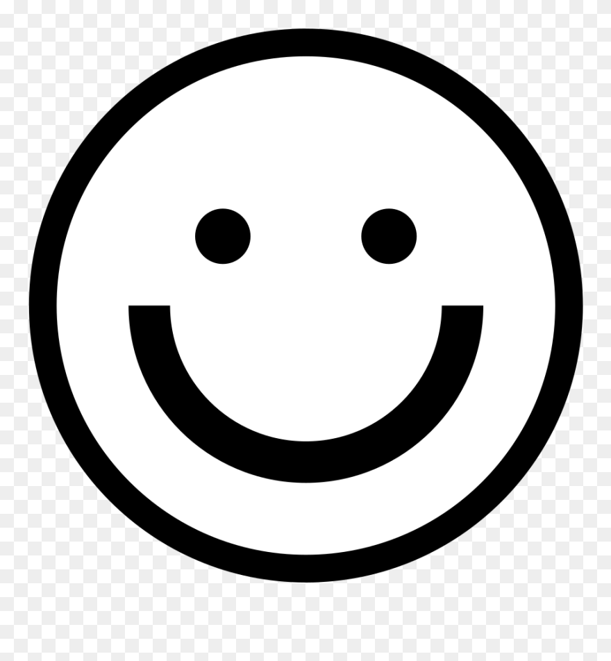 Download Smiley Face Black And White Smiley Face Clipart Black - Smiley