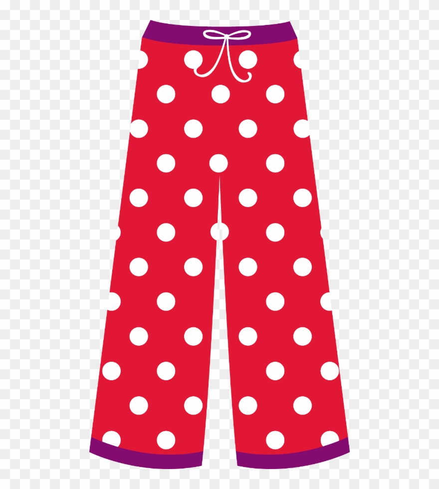 Fiesta Spa, Paper Dolls, Carrie, Clip Art, Sleepover, - Black And White Polka Dots - Png Download