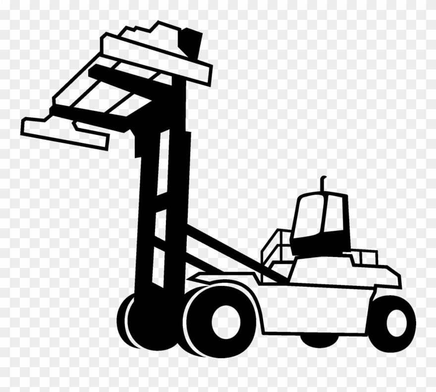 Container Handler - Containerstapler Clipart - Png Download