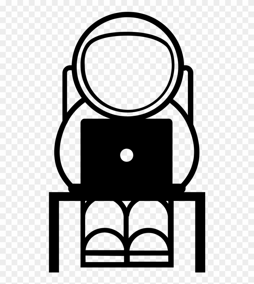 Online Marketing Clipart Creative Mind - Imagenes De Astronautas Para Dibujar - Png Download