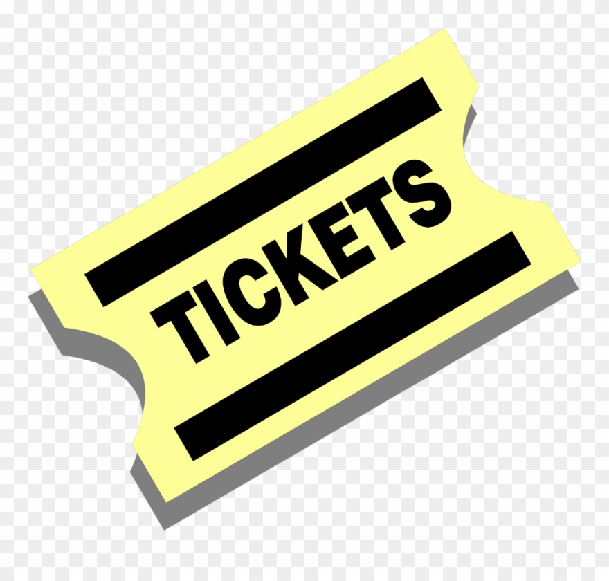 Concert Ticket Clipart - Transparent Background Ticket Clipart - Png Download