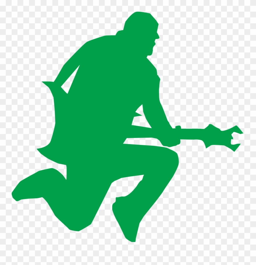 Download Electric Guitar Dance Bass Guitar Silhouette - Rockstar Silhouette Hd Png Clipart