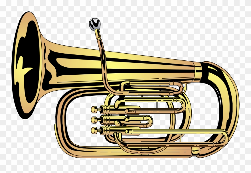 Tuba Clipart Free Images - Contra Tuba Clip Art - Png Download