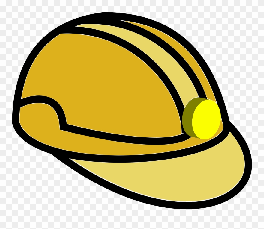 Big Image - Miner Helmet Vector Png Clipart