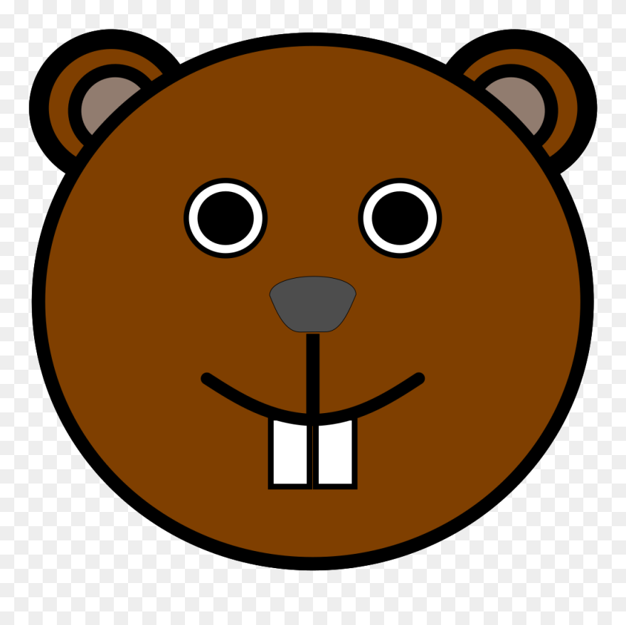 Squirrel Head Clip Art - Squirrel Face Clipart - Png Download