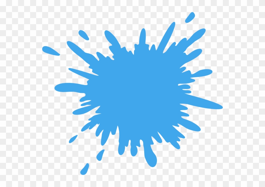 Light Blue Splash Svg Clip Arts 600 X 540 Px - Png Download