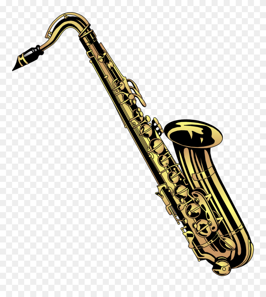 Band Saxophone Clip Art - Saxophone Clipart - Png Download
