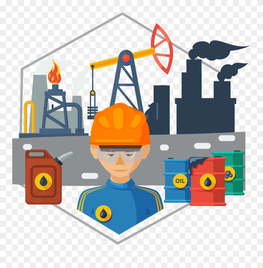 Petroleum Engineering Clip Art Engineer - Oil And Gas Clipart - Png Download