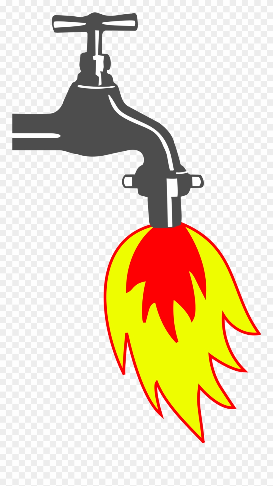 Free - Water Pollution Clipart Black And White - Png Download