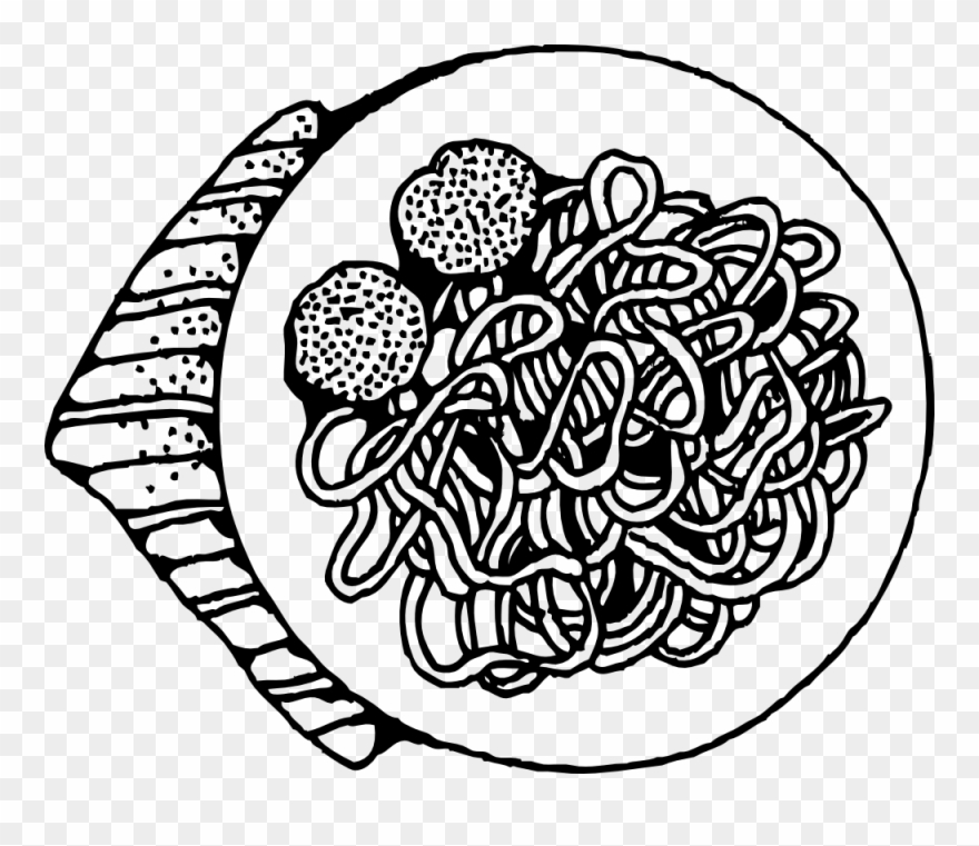 Image For >, Pasta Noodles Clipart - Spaghetti Clip Art - Png Download