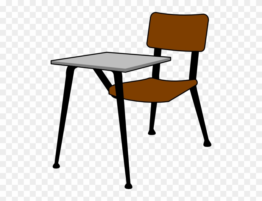 Table Clipart Student Desk - Classroom Desk Clip Art - Png Download