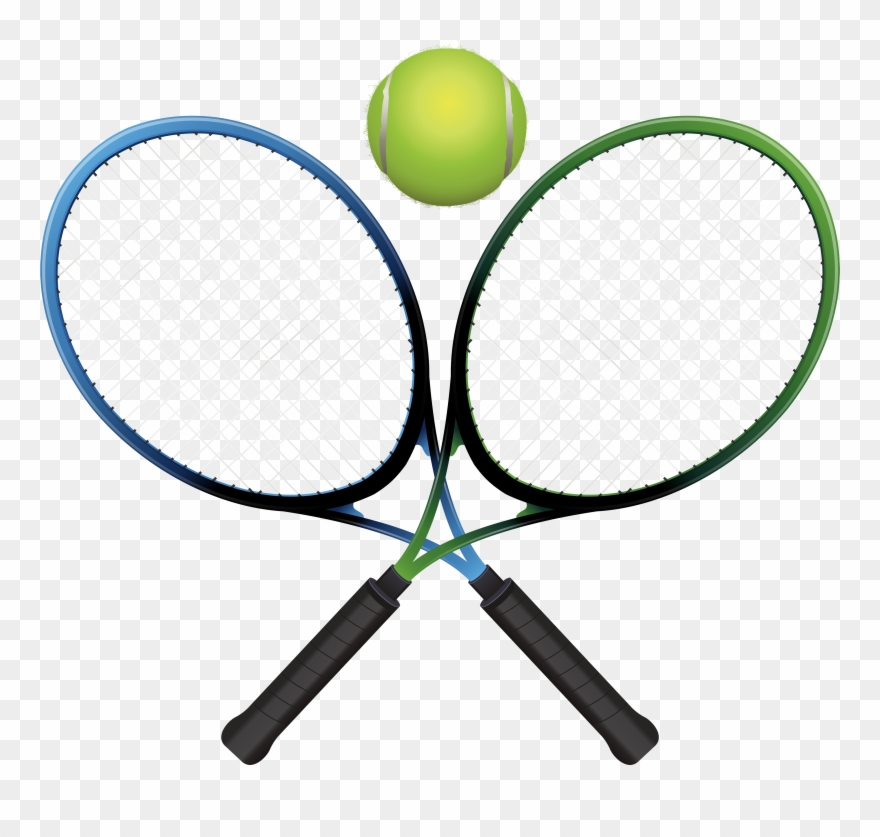 Tennis Racket And Ball Png Clipart