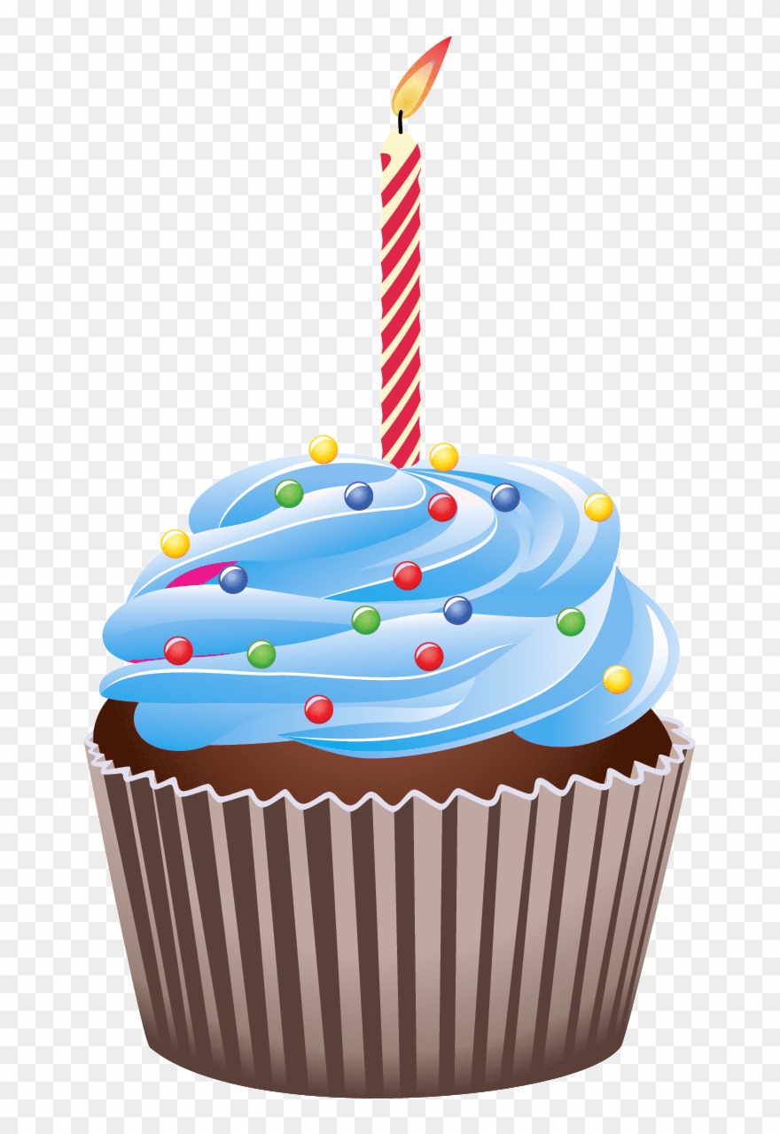 Cupcake Clip Art Clip Art, Birthday - Cupcake Vector - Png Download