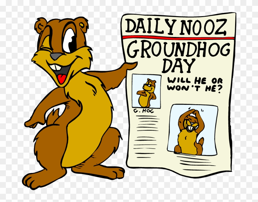 Groundhog Clipart Punxsutawney Phil - Groundhogs Day Clip Art - Png Download