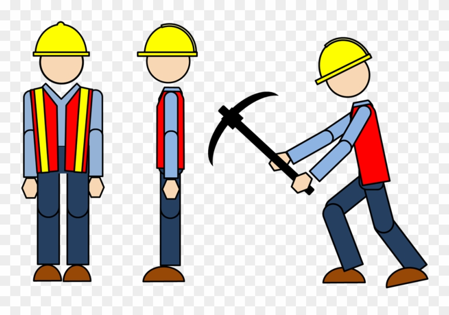 Free Construction Clipart - Construction Worker Clipart Free - Png Download