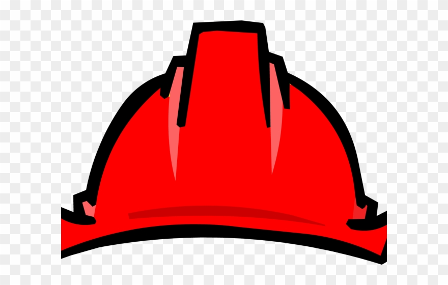 Hat Clipart Mining - Black Hard Hat Clipart - Png Download