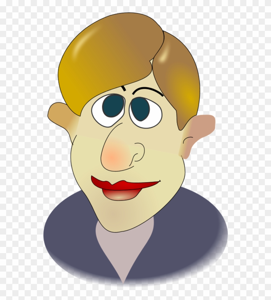 Cartoon Man Portre - Punjabi Joke Santa Banta Clipart