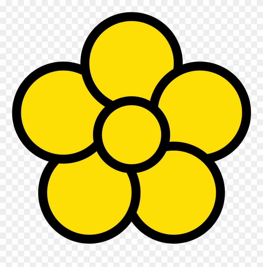 Fair 5 Petals Flower - Notre Dame Of Maryland University Logo Clipart