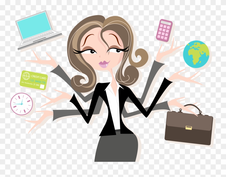 Worker Vector Millennial - Administrative Assistant Clipart