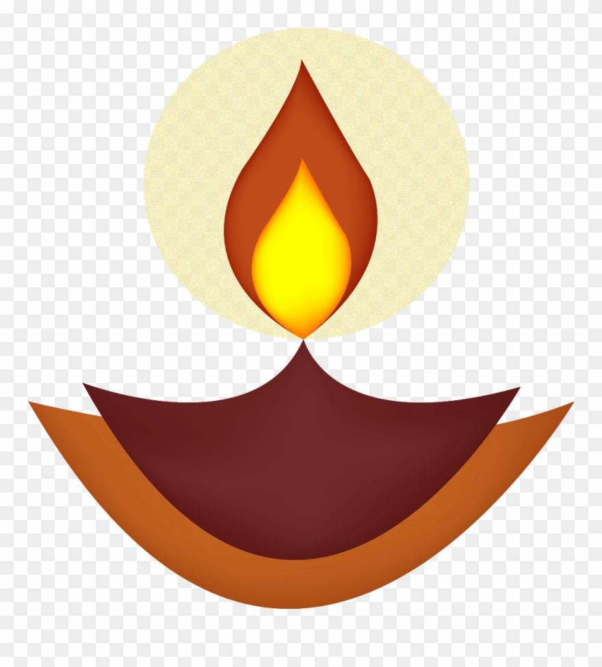 Oil Clipart Candle - Happy Diwali - Png Download
