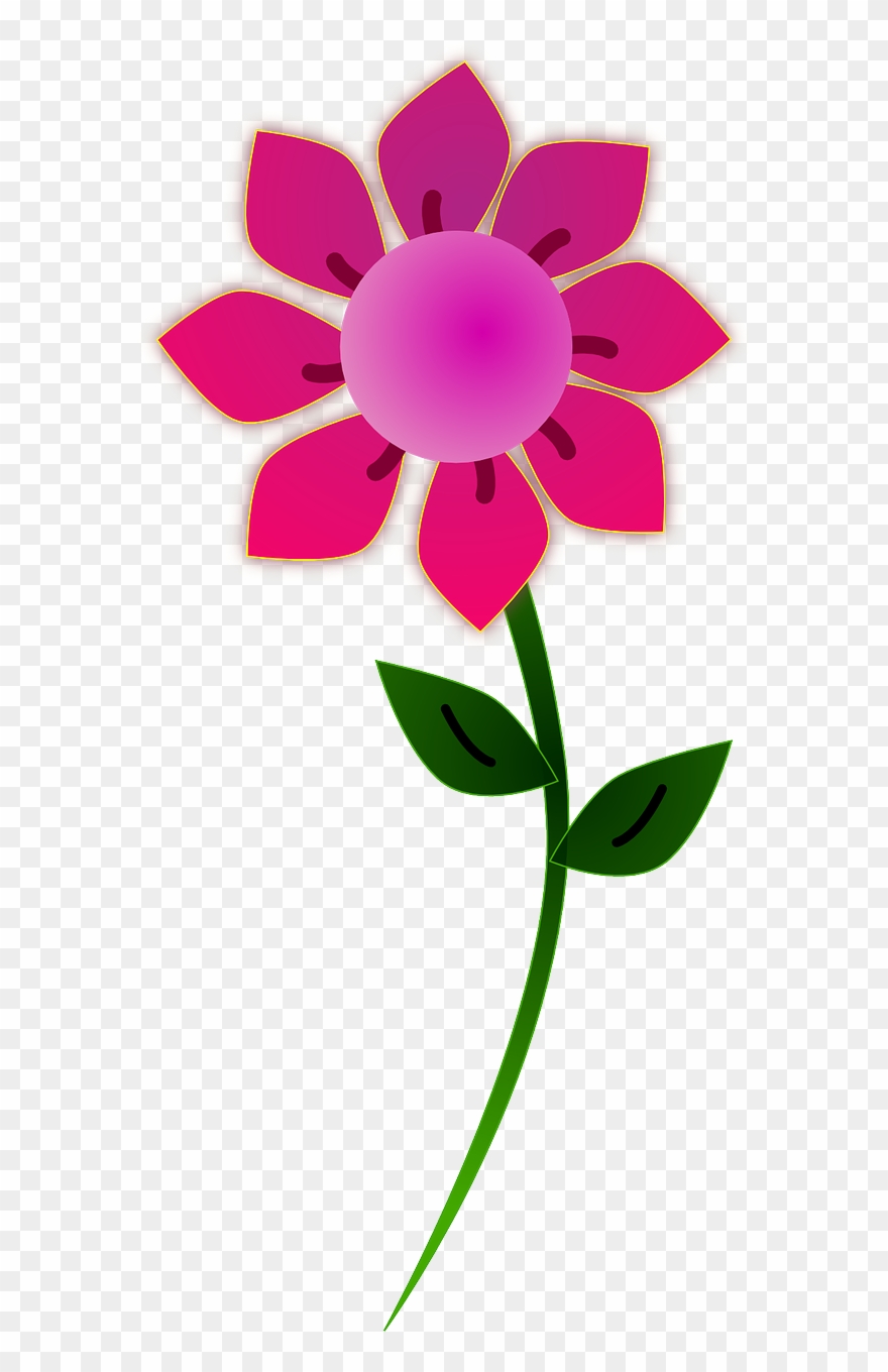 Flower Clipart Png, Print And Cut, Flower Template, - Flower Clipart Png Transparent Png