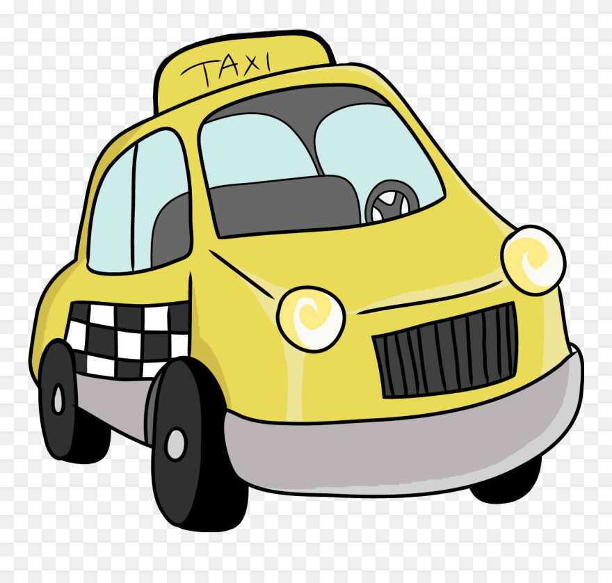Margaret Armstrong Warehouse - Taxi Cartoon No Background Clipart