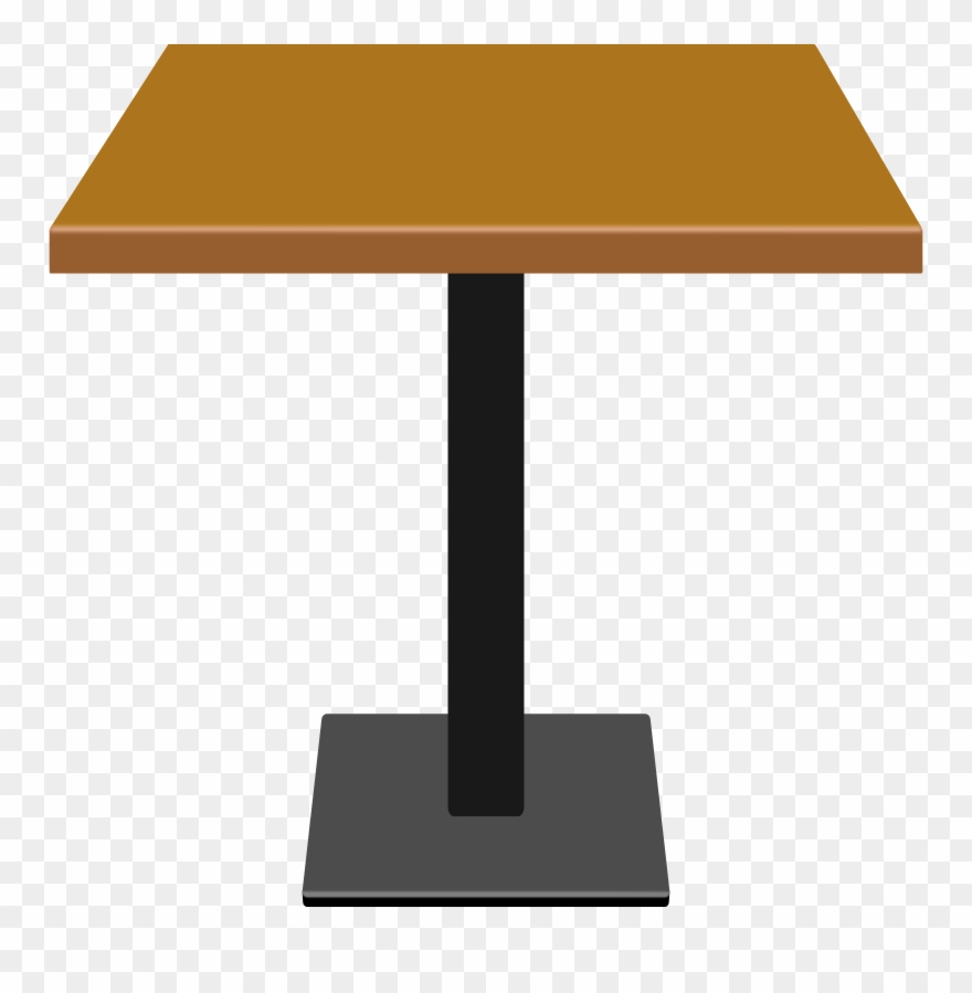 Clipart Wood Table - Square Table Clipart Png Transparent Png