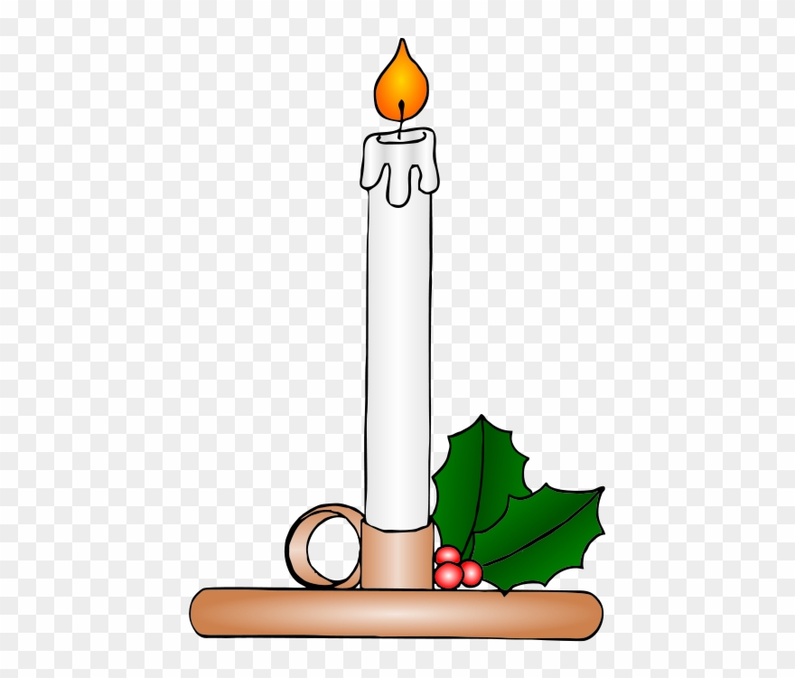 Clip Art Freeuse Stock Art Clip Candle - Clip Art Christmas Candle - Png Download