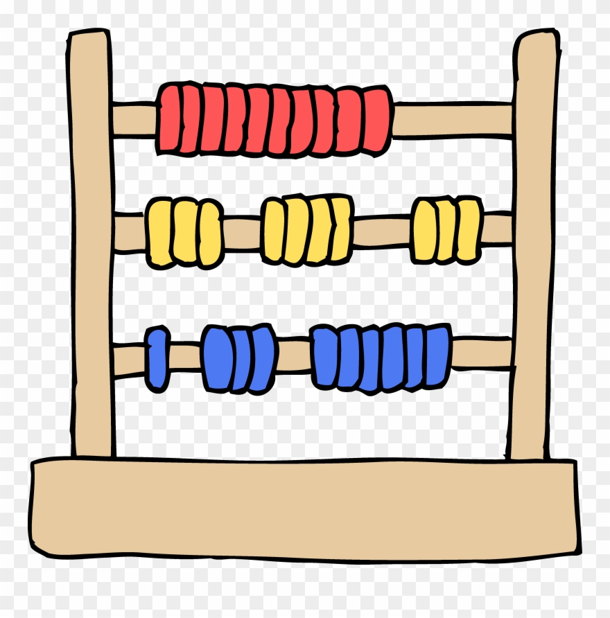 Kids Abacus Toy Clipart - Abacus Clipart Black And White - Png Download