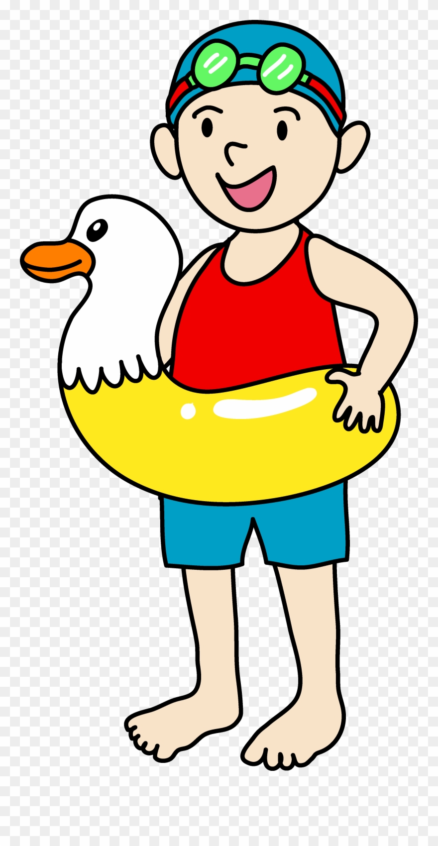 Boy Swimming Clipart Png Transparent Png
